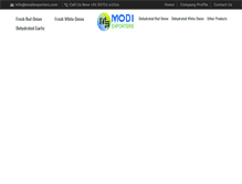 Tablet Screenshot of modiexporters.com